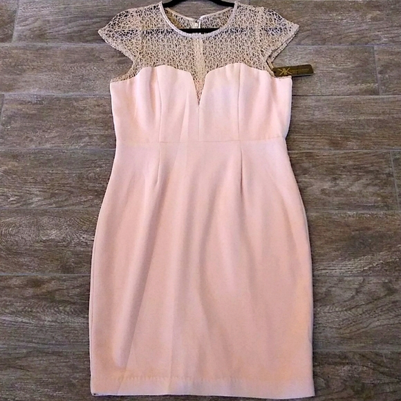 Kardashian Kollection DeepV Cutout Lace Sexy Dress - Picture 2 of 11